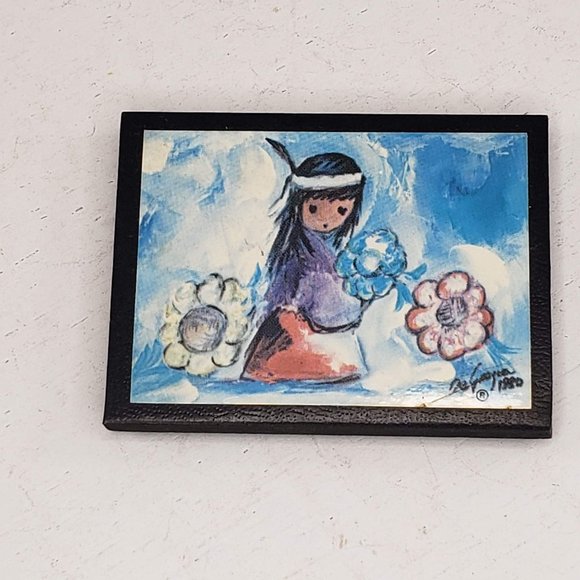 DeGrazia Native American Magnet Kitchen Fridge Vintage - Picture 8 of 9